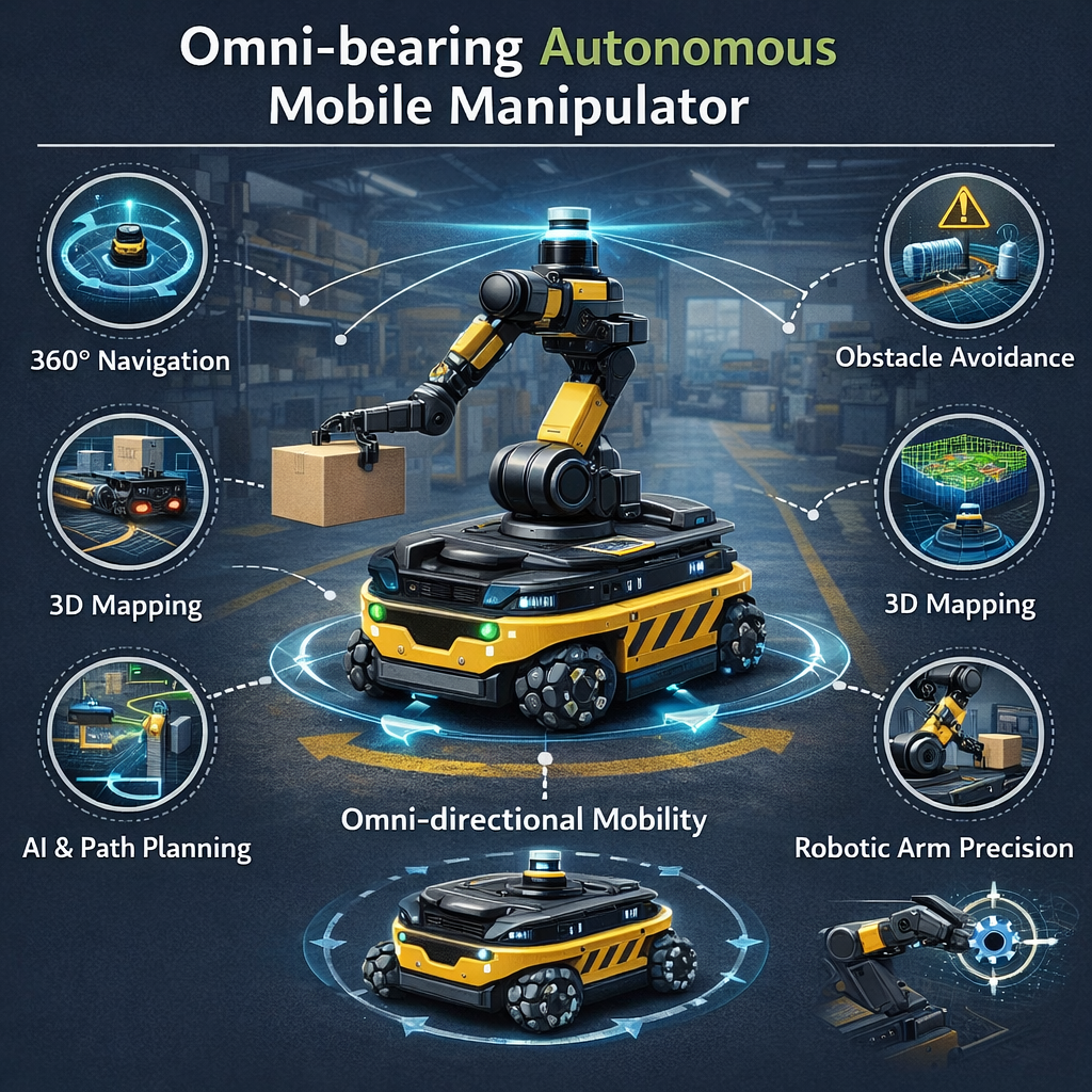 Autonomous mobile manipulator project